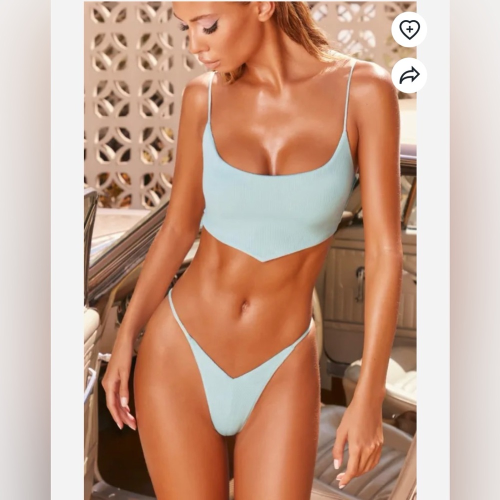 NWT OhPolly Island Dreams Turquoise Bikini